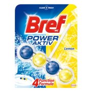Bref Power Aktiv WC závesný blok tuhý 50 g lemon