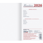 Diár mini 9 x 16 cm týždenný 2026 - modrý