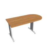 Doplnkový stôl Flex, 160x75,5x80 cm, jelša/kov