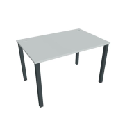 Pracovný stôl Uni, 120x75,5x80 cm, sivá/čierna