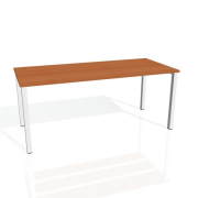 Pracovný stôl Uni, 180x75,5x80 cm, čerešňa/sivá