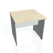 Rokovací stôl Gate, 80x75,5x80 cm, agát/sivá