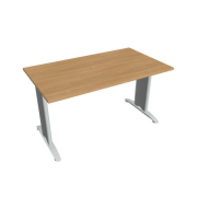 Rokovací stôl Flex, 140x75,5x80 cm, dub/kov