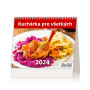Stolový kalendár riadkový 17,1x13,9 cm - MiniMax Kuchárka pre všetkých 2026