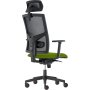 Kancelárska stolička GAME Šéf SYN zelená (Bombay 38) + PDH nastaviteľný + podrúčky P44