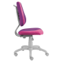 Detská rastúca stolička FUXO S-LINE ružovo/fialová (Suedine)