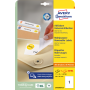 Etikety univerzálne odnímateľné 210x297mm Avery A4 25+5 hárkov