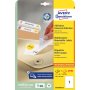 Etikety univerzálne odnímateľné 210x297mm Avery A4 25+5 hárkov