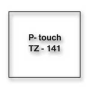 Samolepiaca páska Brother TZe-141 páska 18 mm priehľadná/čierna