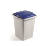 Veľkokapacitný plastový kôš DURABIN 90 ℓ sivý
