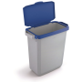 Výklopné veko na kôš DURABIN 60 s rámom modré