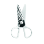 Školské nožnice KEYROAD, blister, motív zebra, biele a čierne