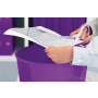 Kôš plastový Leitz WOW 15 ℓ purpurový