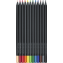Farbičky Faber Castell Black Edition, 12 ks