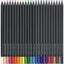 Farbičky Faber Castell Black Edition, 24 ks