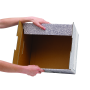 Archívna krabica s odnímacím vekom Fellowes BANKERS BOX sivá/biela 32,5x28x38,5 cm