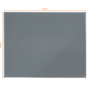 Tabuľa napichovacia Nobo Essence 120x150 cm sivá