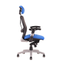Kancelárska stolička SATURN NET modrá