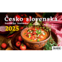 Stolový kalendár riadkový 22,6x13,9 cm - Česko-slovenská kuchárka 2026