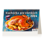 Stolový kalendár riadkový 22,6x13,9 cm - Kuchárka pre všetkých 2026