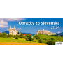 Stolový kalendár stĺpcový 30,1x15 cm - Obrázky zo Slovenska 2026