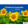 Stolový kalendár riadkový 21,1x14,8 cm - Týždenný s citátmi 2026