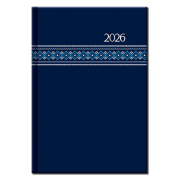 Týždenný diár A5 - FOLK modrý