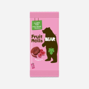 Malinové ovocné rolky Bear 20g
