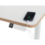 Stôl na sedenie/státie elektrický Leitz Ergo s kompaktnou doskou, 120x70cm biely
