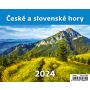 Stolový kalendár riadkový 17,1x13,9 cm - MiniMax České a slovenské hory 2027
