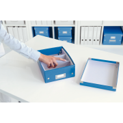 Malá organizačná škatuľa Click & Store modrá
