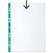 Euroobal DURABLE A4 90mic so zeleným okrajom 100ks