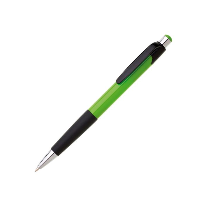 Guľôčkové pero plastové GARNA svetlo zelené