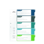 Plastový rozraďovač DURABLE 1-5 potlačiteľný farebný