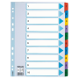 Kartónový rozraďovač Esselte Mylar 1-10