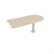 Doplnkový stôl Gate, 160x75,5x80 cm, agát/kov