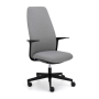 Kancelárska stolička LEVIA, vysoké operadlo, s podrúčkami, látka Fortis 16